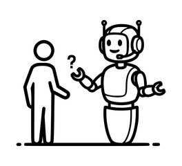 Robot Handling Customer Service