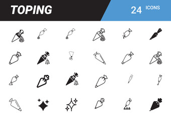 Elegant Icons: A comprehensive set of meticulously designed icons, perfectly tailored for a variety of creative projects, emphasizing versatility and visual clarity.