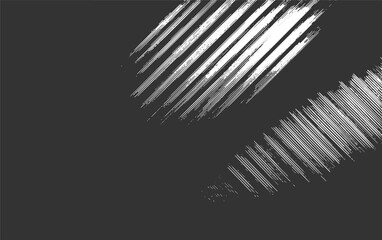 White diagonal brush strokes on dark grey background abstract black