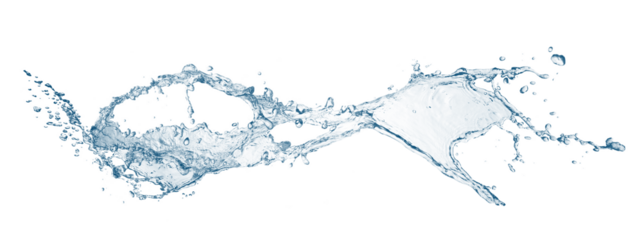 抽象的な青い水しぶき