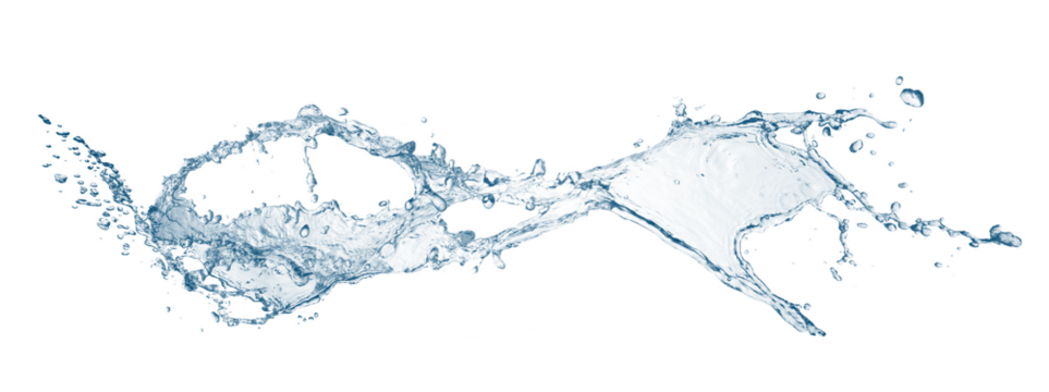 抽象的な青い水しぶき