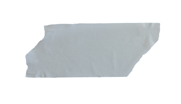 A piece of crumpled white paper with irregular edges. The texture is smooth and slightly glossy, suitable for various creative uses.