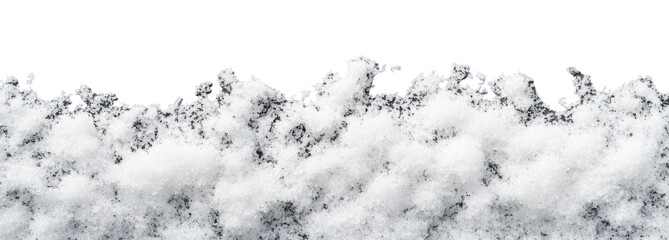 Fototapeta premium PNG A snow border background winter snowflakes.