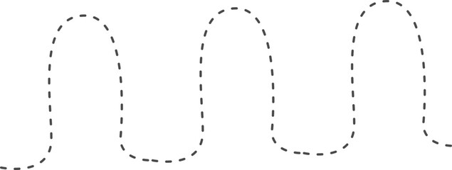 Tracing Line Kids dotted path
