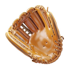 Baseball glove illustration sports equipment shiny on transparent background