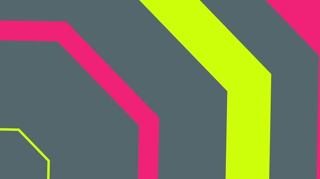 4K Animated Background - Many Kind of Shapes