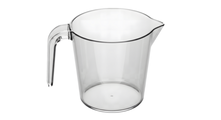 Plastic Measuring Cup Isolated on Transparent Background