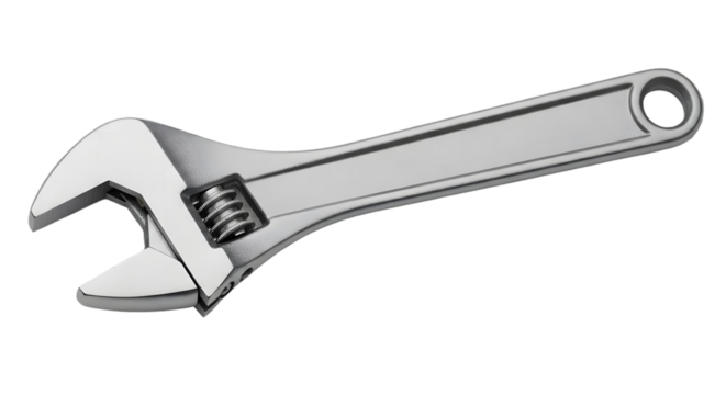 Adjustable Wrench Tool Transparent Background