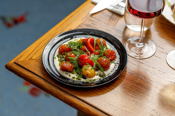 Salade de tomates cerise