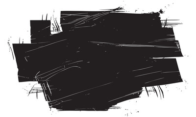 Textured Paint Stroke Vector with Grunge Scratches for Bold Artistic Designs