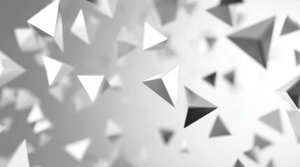 Fototapeta premium Abstract geometric shapes in motion