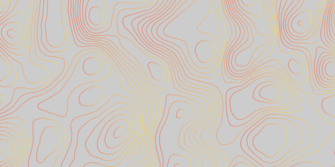 Topographic line contour geographic grid map background vector illustration. Mountain topographic terrain map background.
