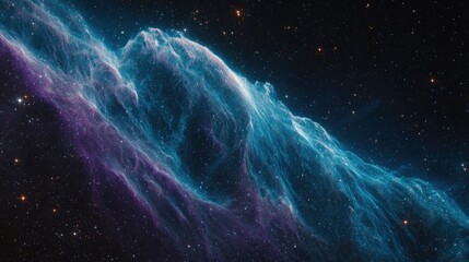 Colorful Nebula In Deep Space