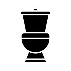 Simple toilet seat vector illustration