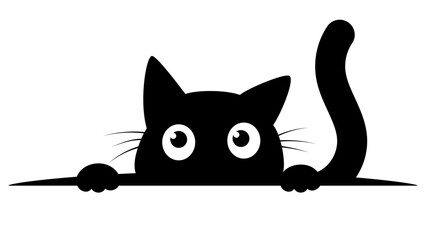 cute black cat