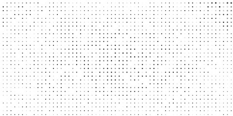 Modern halftone gradient texture. Vanishing polka dot background. Repeating dots gradation pattern design abstract art