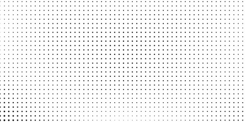 Abstract halftone gradient texture. Vanishing polka dot background. Repeating dots gradation pattern simple abstract modern art