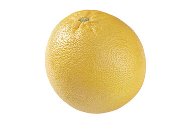 a close up of a lemon on a white background