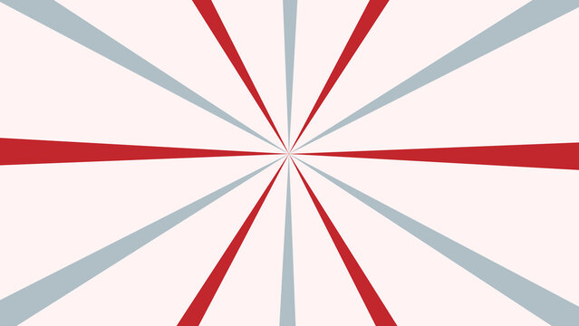 An Eye-catching Radial Sunburst Design Featuring Red And Gray Rays Over A Soft Pink Tone. Perfect For Retro Graphics, Pop Culture Art, Posters, Or Energetic Digital Illustrations - Powered by Adobe