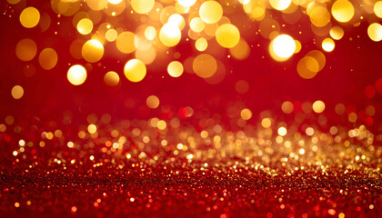 Red Glitter Festive Background. (1)