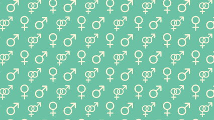 Vector seamless doctor pattern colored