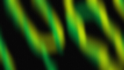elegant dark black background digitally rendered with parallel diagonal stripes of bright or neon green and yellow or olive green with a blurred effect.