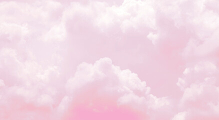 Pastel pink sky with soft clouds floating gently, evoking calm, romance, and dreaminess. Perfect for backgrounds, design projects, or inspirational visuals
