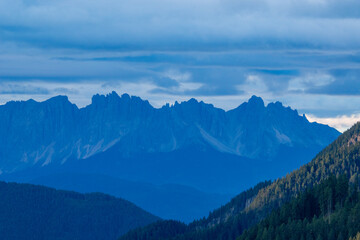 Fototapeta premium Val Sarentino is a splendid valley in South Tyrol that extends north of Bolzano up to the Pennes Pass.