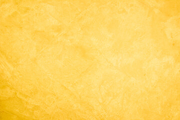 Yellow concrete stone texture for background in summer wallpaper. Cement and sand wall of tone vintage minimal. Concrete abstract wall of light yellow color, cement texture white blank for home decor.