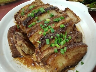 Sliced Braised pork belly, Hakka traditional Dish