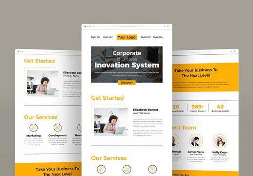 Business Email Newsletter Template