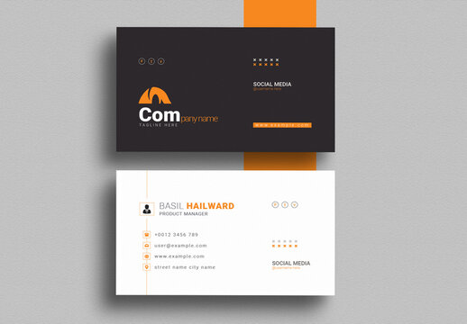 Company Business Card Design