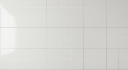 White Square Tile Pattern Minimalist Geometric Background Texture