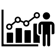 Performance Review glyph icon