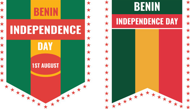 Benin Independence Day Celebration vector Design