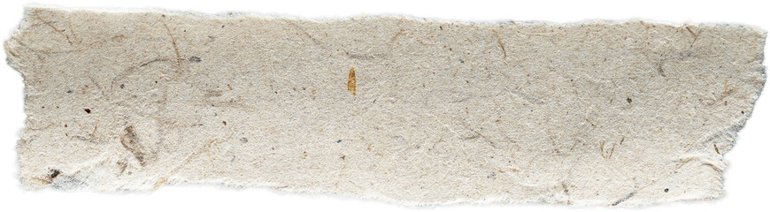 Brown Textured Ripped Old Craft Paper Piece
