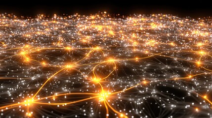 Network of luminous points