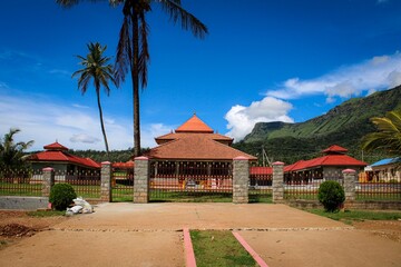 Temple and Mountains, Karnataka