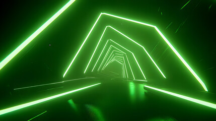 stretching endlessly through a labyrinth of morphing shapes and fractals