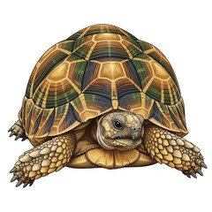 turtle on a white background