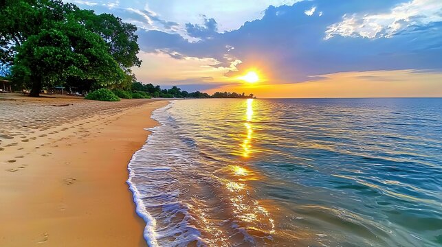 A long-haired woman is standing and brushing her teeth - Powered by Adobe