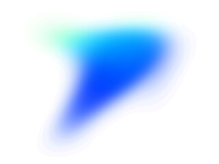 gradient blue shape