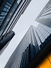 Abstract Perspective of Modern Skyscraper Architecture