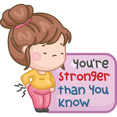 a vector of pregnancy motivational quote