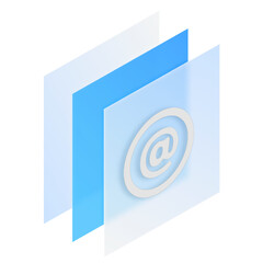 3D Box Rectangle Glassmorphism UI Icon Sign and Symbol Design Illustrator Png Svg	
