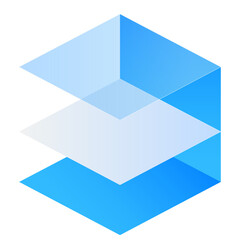 3D Box Rectangle Glassmorphism UI Icon Sign and Symbol Design Illustrator Png Svg	
