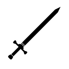 sword icon vector with trendy design
