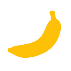 banana fruit vector on white background