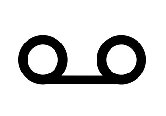 voice message record icon vector with trendy design