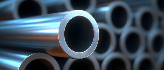 High definition ultra detailed steel pipe metal texture